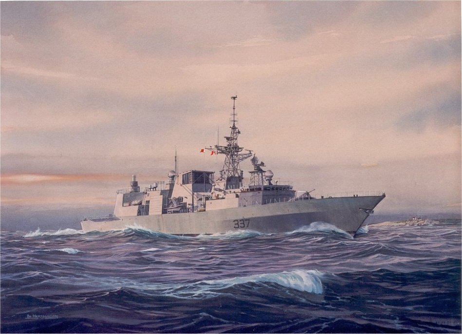 HMCS Fredericktown at Chebucto Head