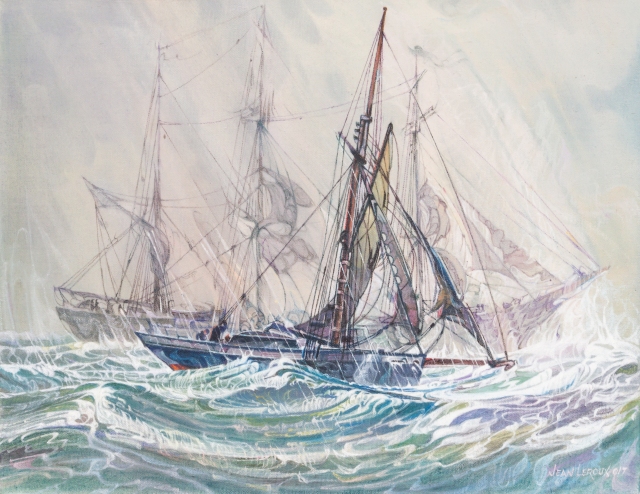 Pilot Cutter Approaching Clipper